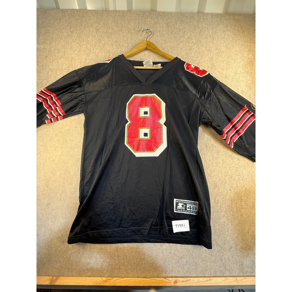 Vintage 1995 Starter Steve Young San Francisco 49ers Jersey Black Mens 48 L